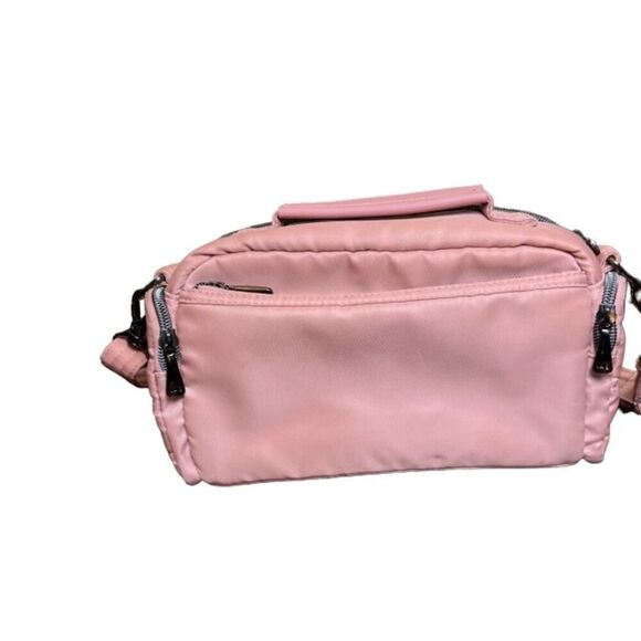 Lug Trolley CB Bag in Blush. (pink) Adjustable Crossbody strap and handle - Picture 3 of 15